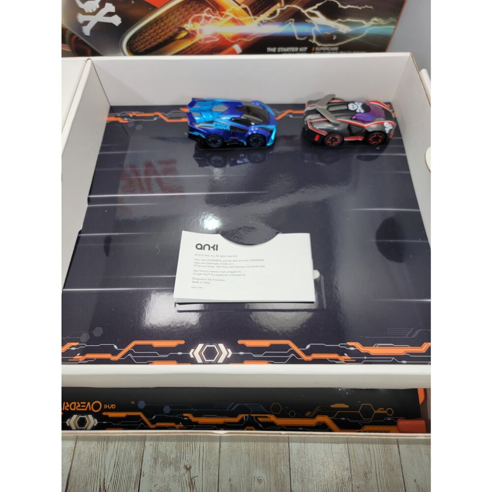 Anki Overdrive Robotic Battle Racing Kit 3 Cars Track Complete Set - Picture 5 of 8